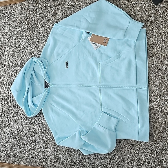Vans Tops - Vans Flying Cacoon Zip-up Hooded Sweatshirt
